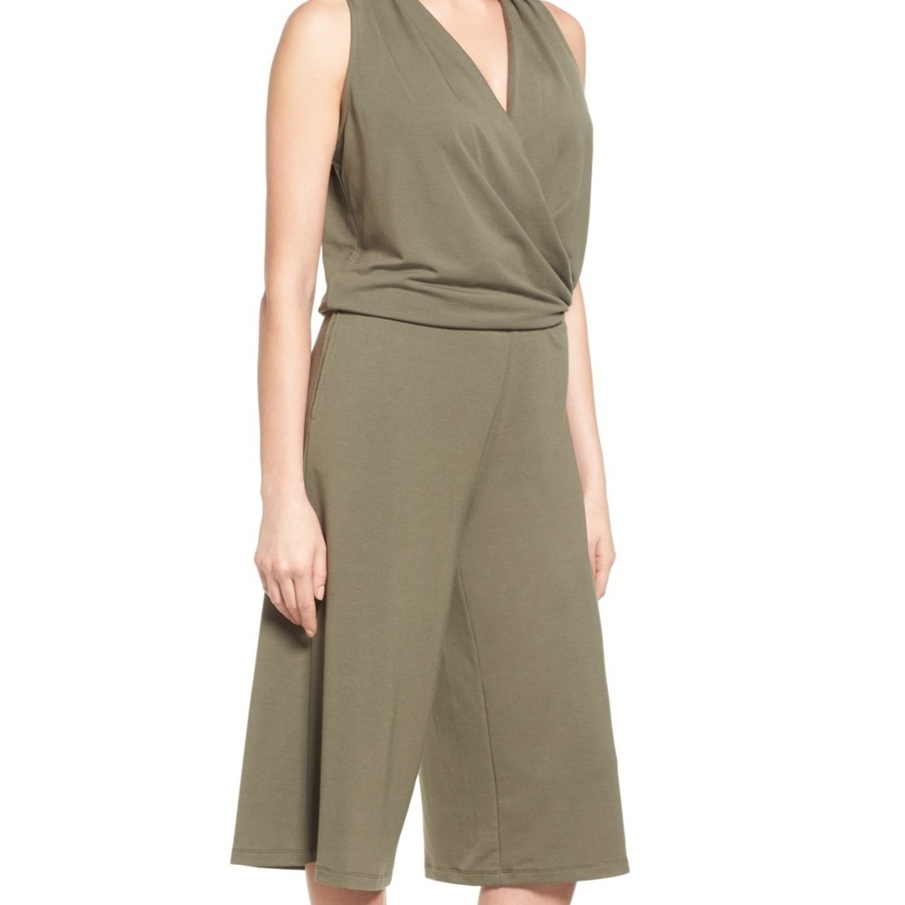 Sleeveless Jersey Crop Jumpsuit